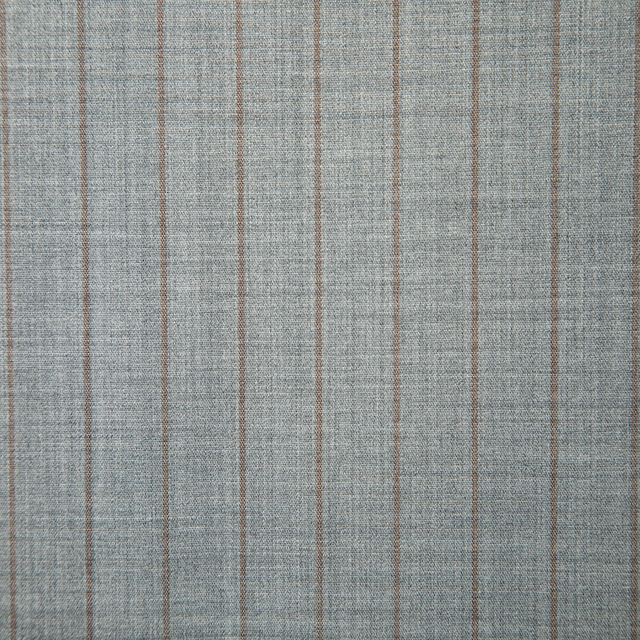 VBC Grey & Earth-Brown Stripe Wool