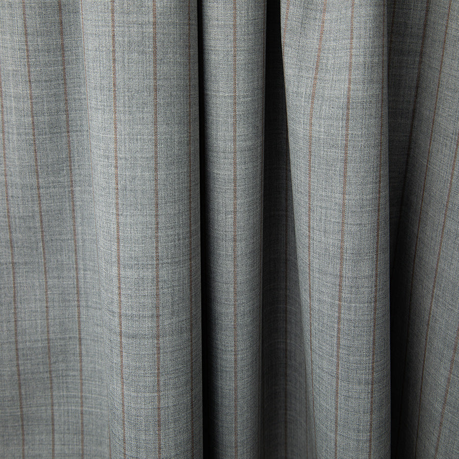 VBC Grey & Earth-Brown Stripe Wool