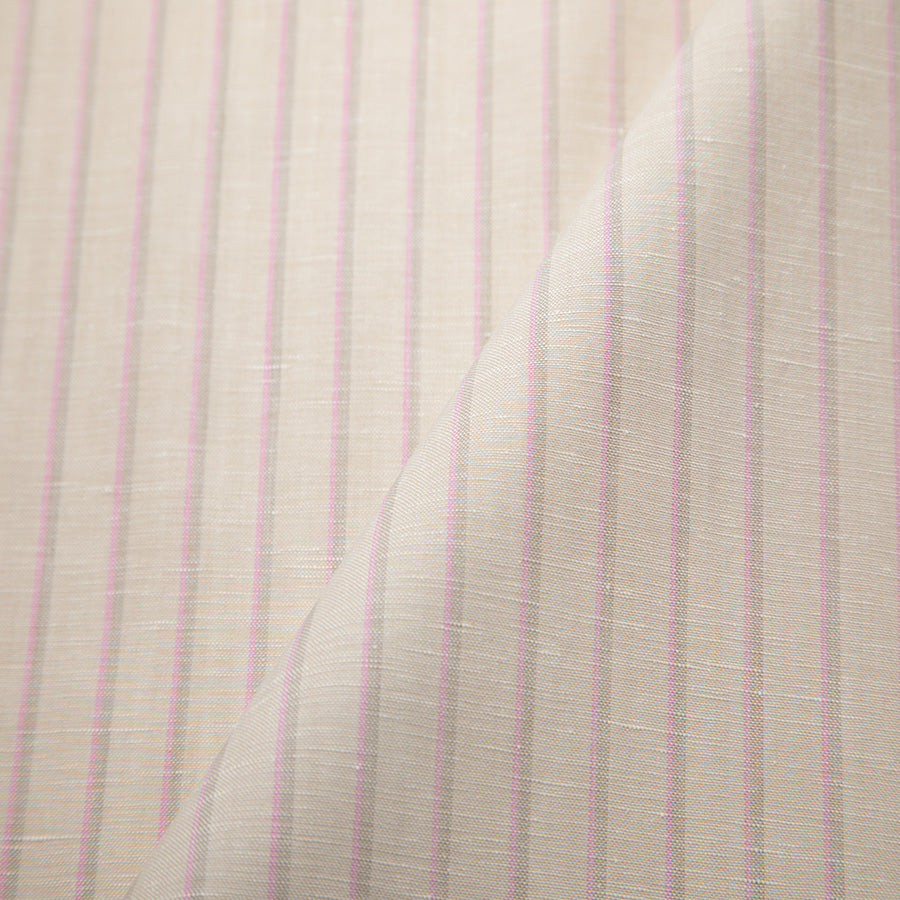 VBC Beige & Rose Wool-Linen