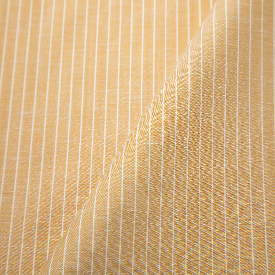 VBC Citrus Yellow & White Wool-Linen