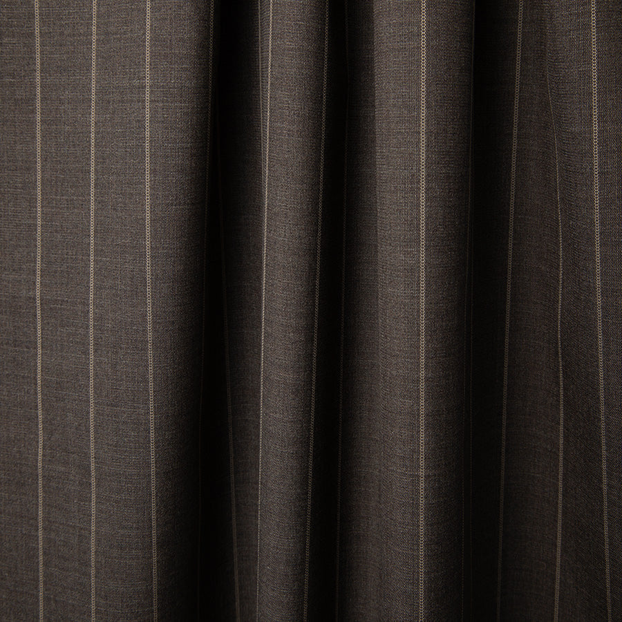 VBC Dark Chocolate & Beige Stripe Wool