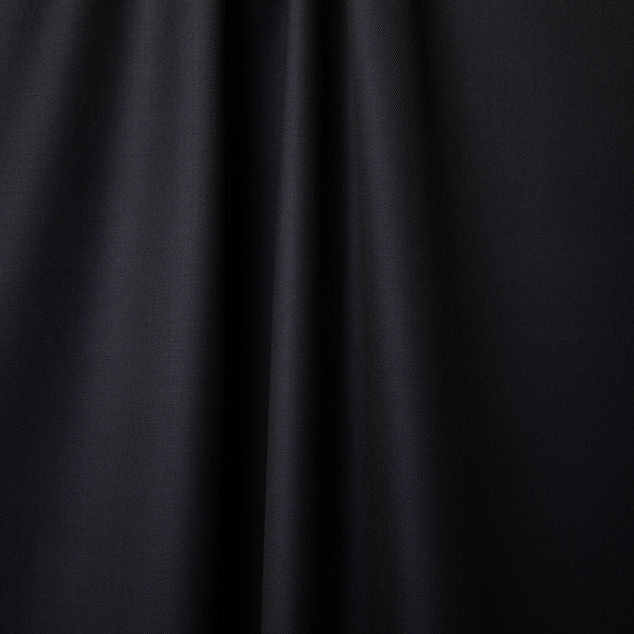 CARLO BARBERA Super 140's Solid Navy Twill