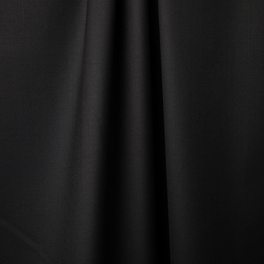 CARLO BARBERA Super 140's Midnight Black Twill